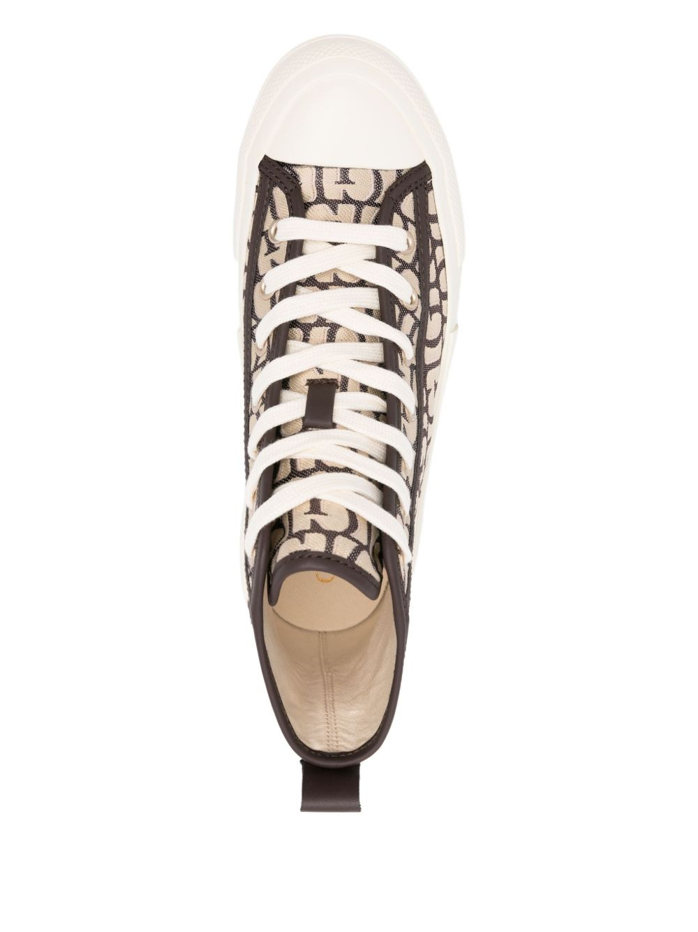 logo-print high-top sneakers - 4