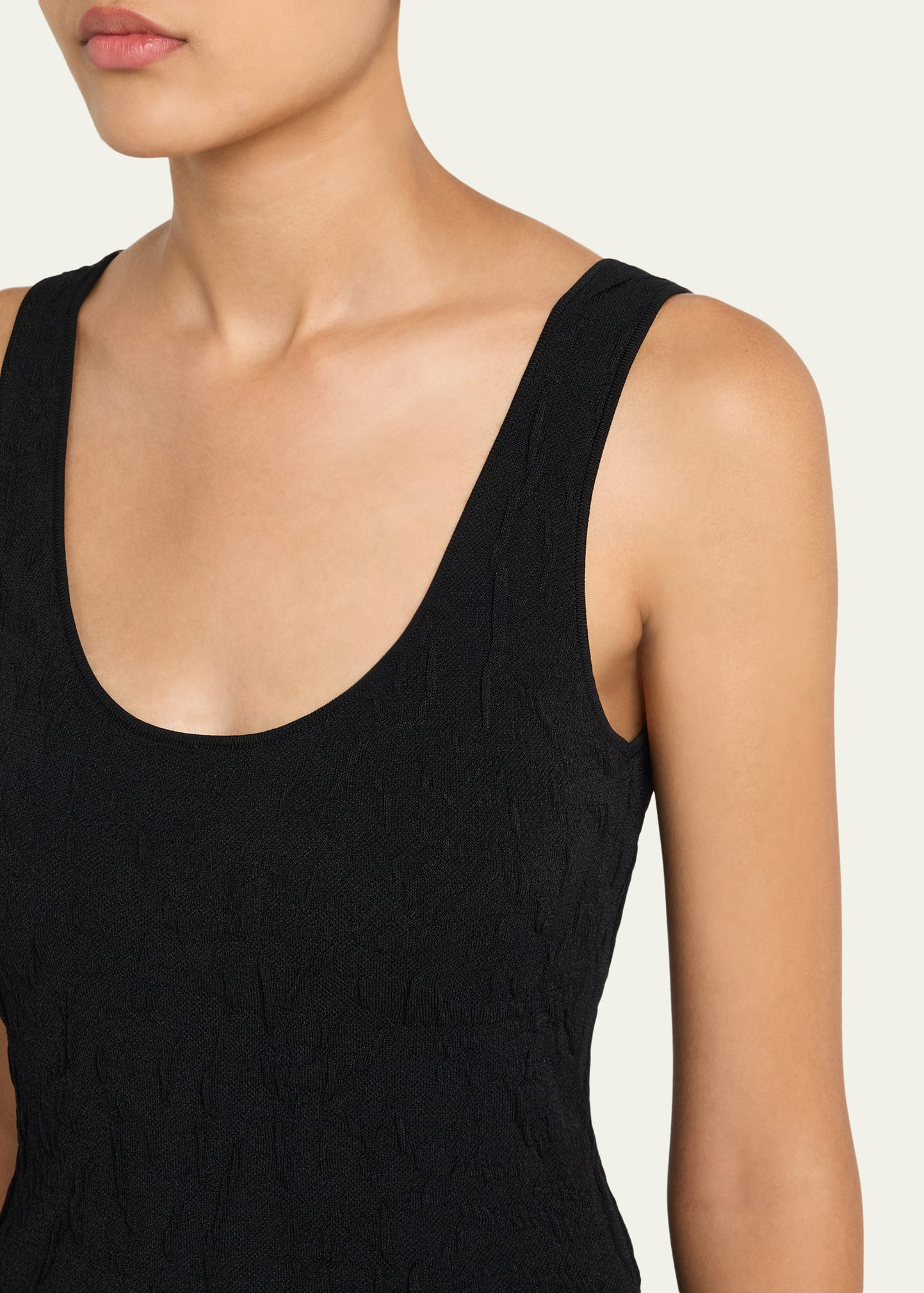 Duras Knit Textured Body-Con Dress - 5