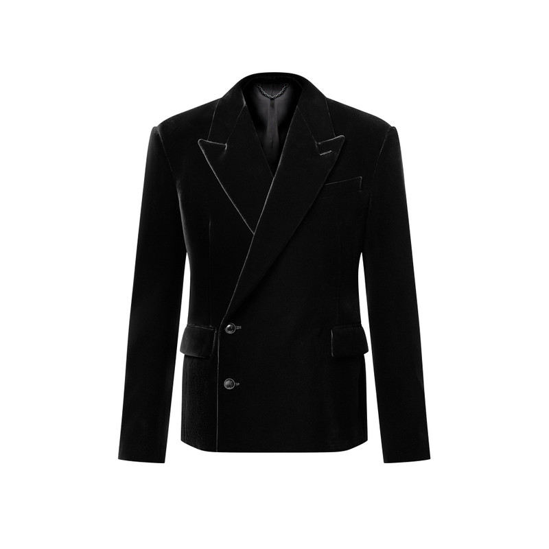 Double-Breasted VeLVet Jacket 1