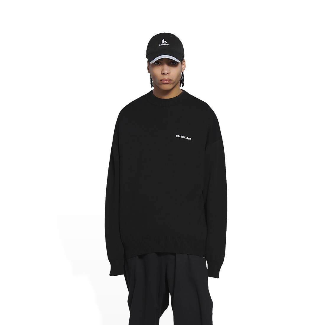 Men's Political Campaign Sweater in Black - 5