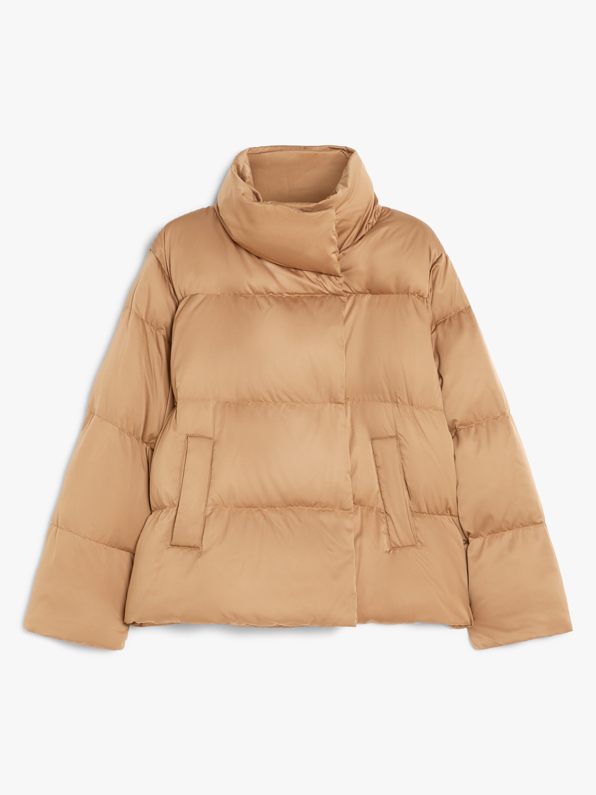 GIRAFFA Water-repellent satin down jacket - 1