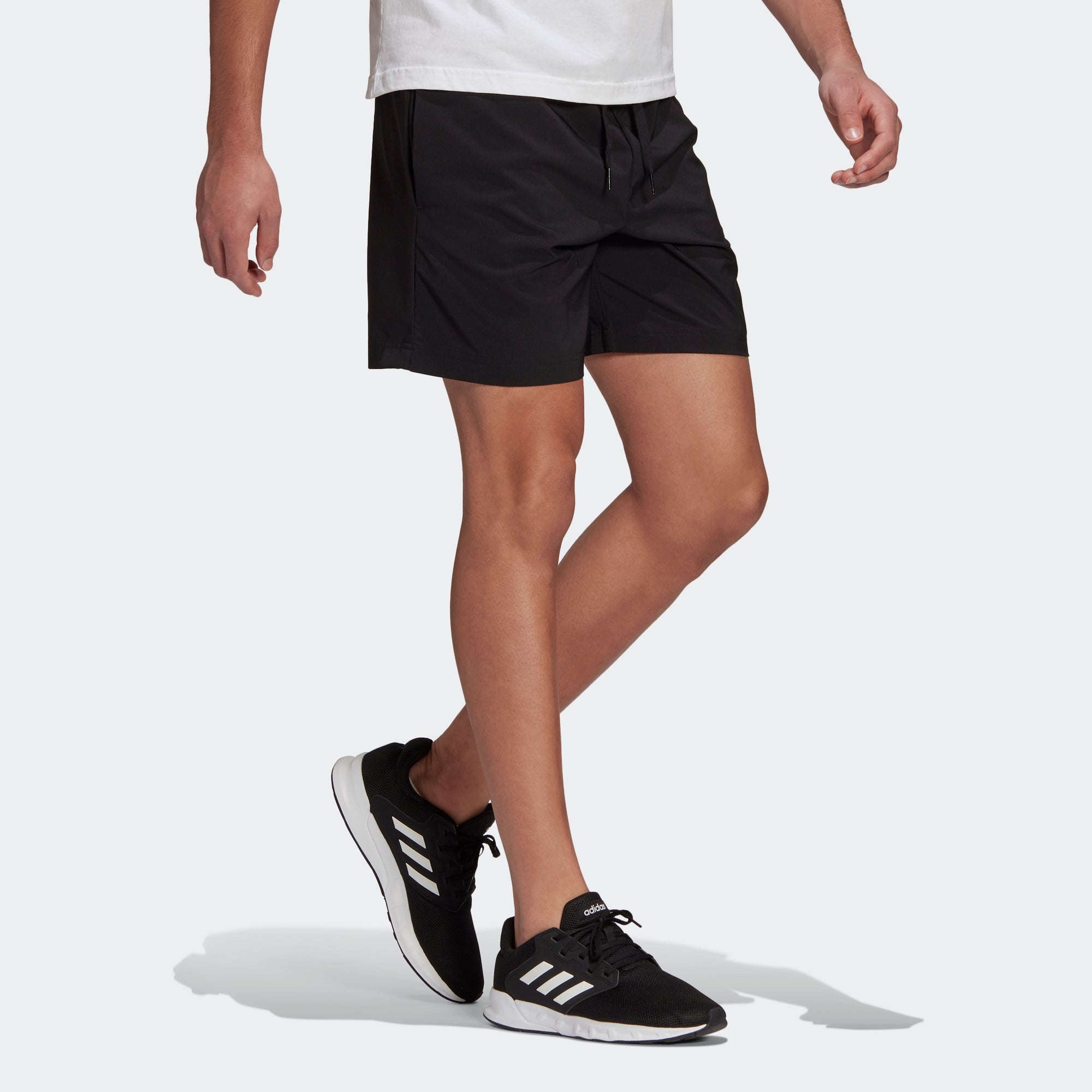 adidas M Sl Chelsea Logo Drawstring Sports Shorts Black GK9602 - 4