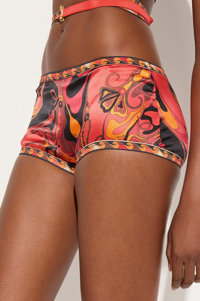 ORCHIDEE PRINT SILK COULOTTE 5
