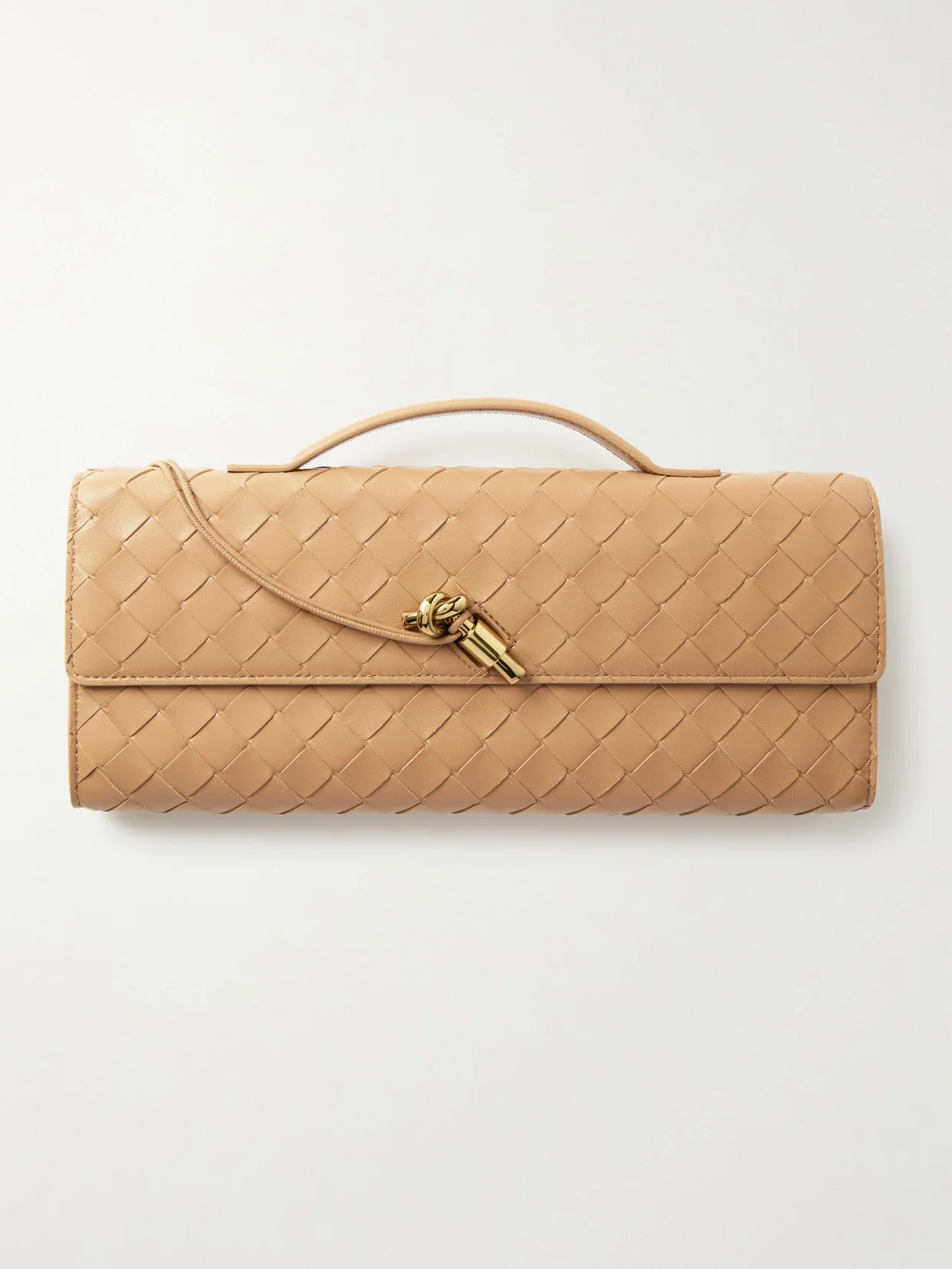 Andiamo Intrecciato Leather Clutch - 1