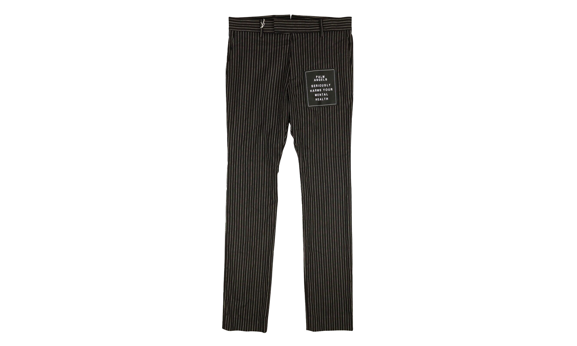 Pinstriped Pants "Black" - 1