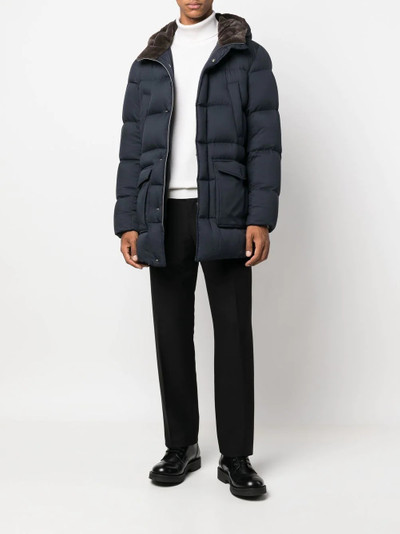 Herno hooded puffer coat outlook