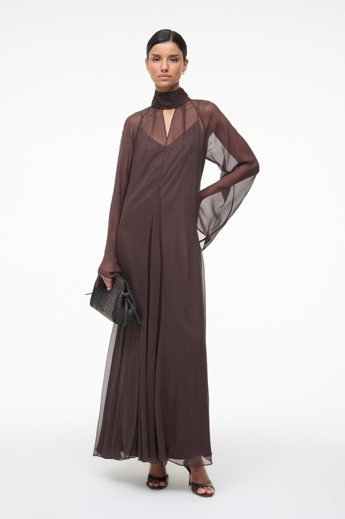 STAUD ESTHER MAXI DRESS EARTH - 2