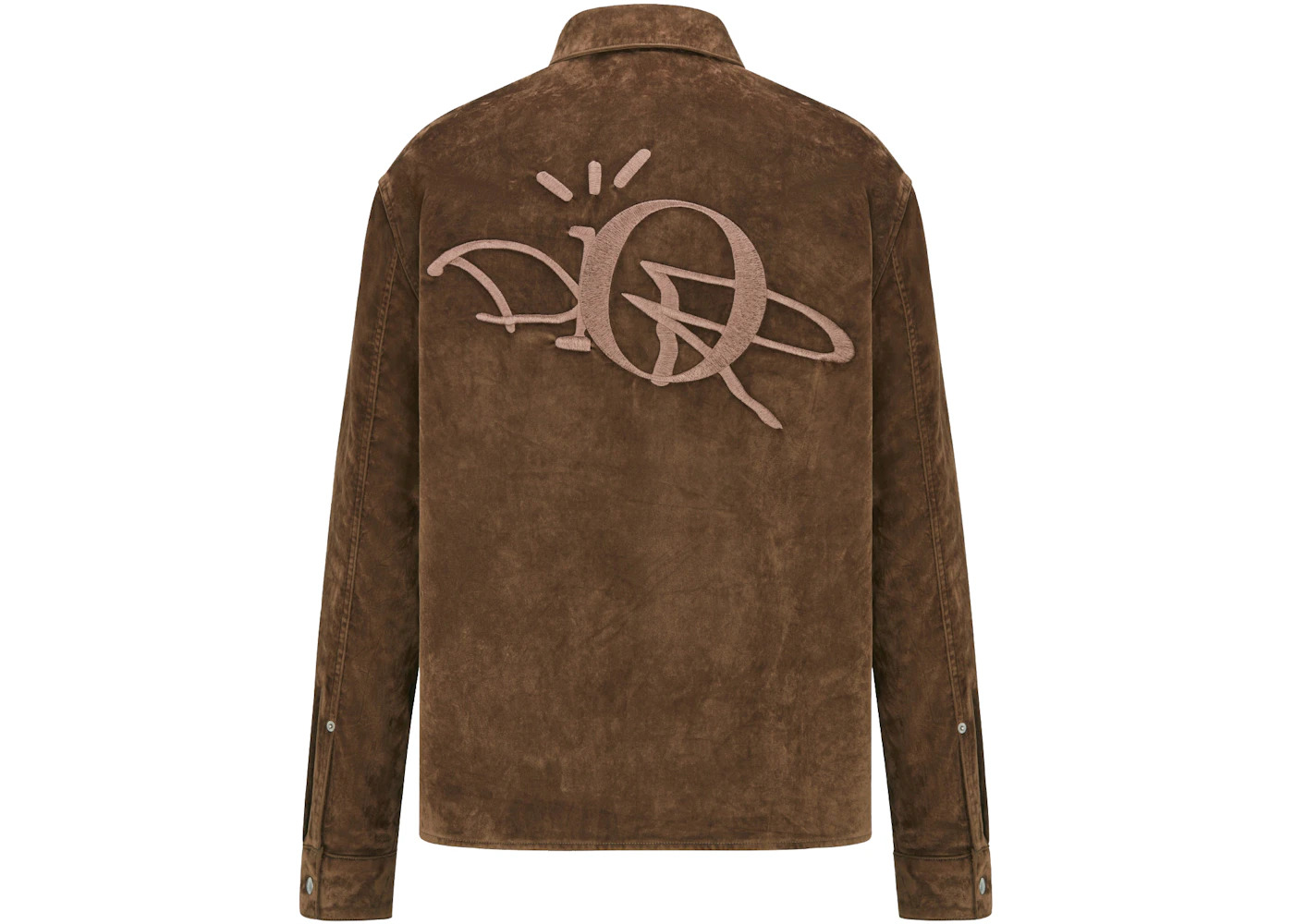 Dior x CACTUS JACK Oversized Overshirt Mocha Brown - 2