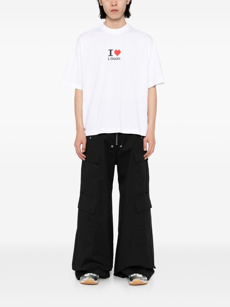 VETEMENTS I Love Logos-print T-shirt outlook