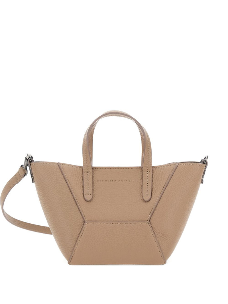 mini BC Duo leather tote bag 1