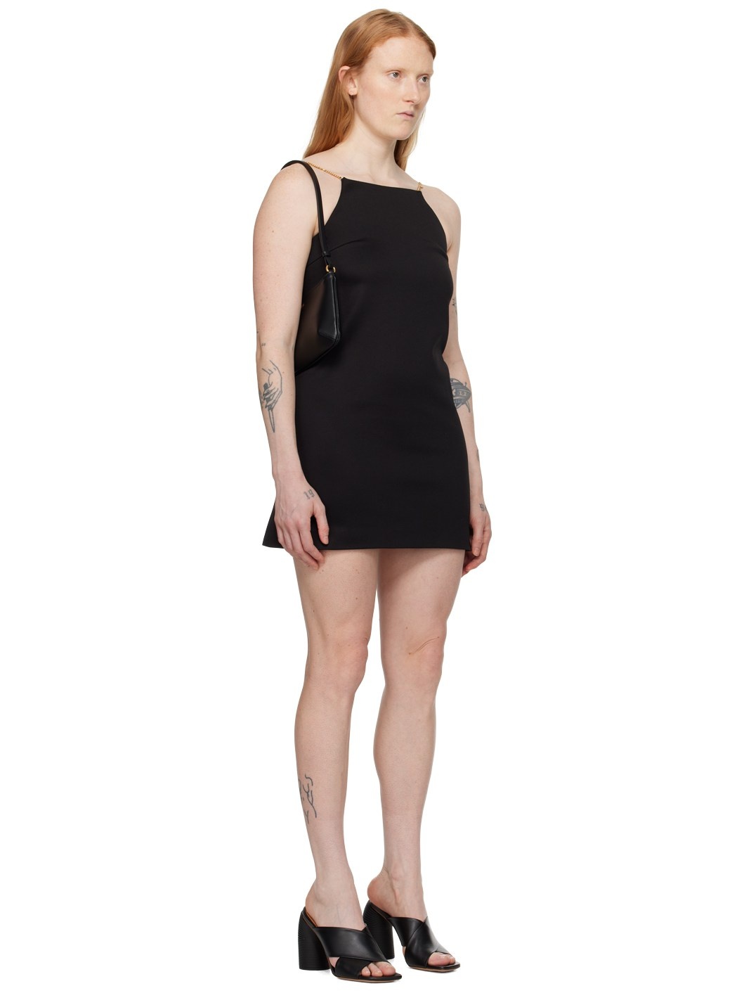 Black Chain Minidress - 2