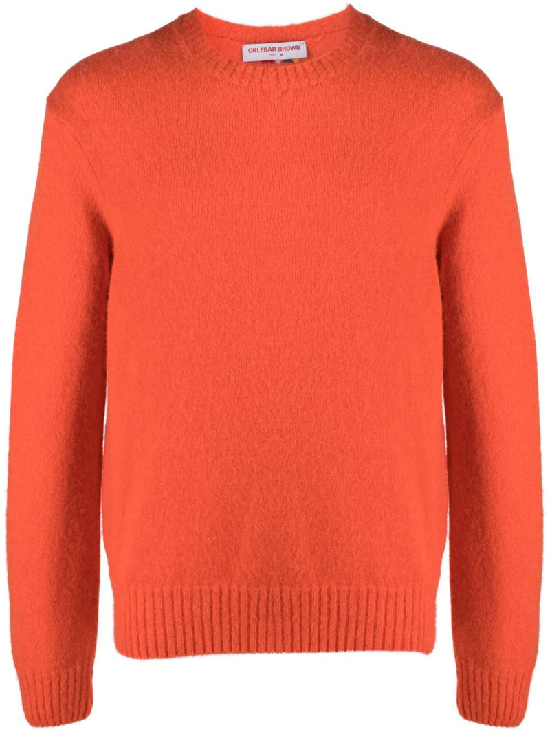 Lorca logo-patch knitted jumper 1