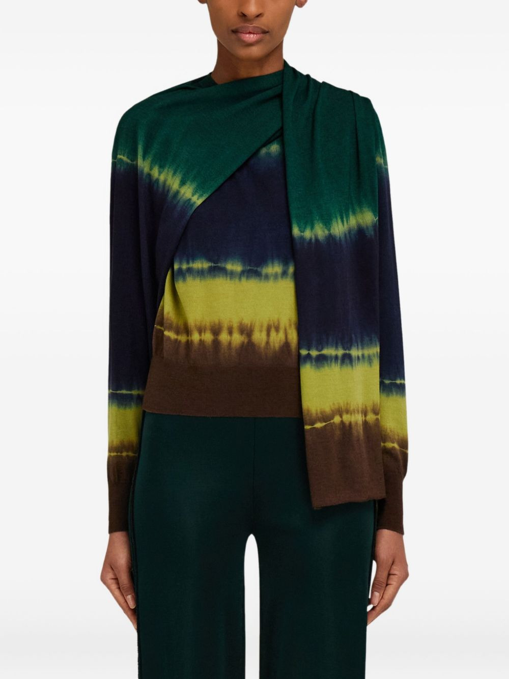 tie-dye print pullover - 3
