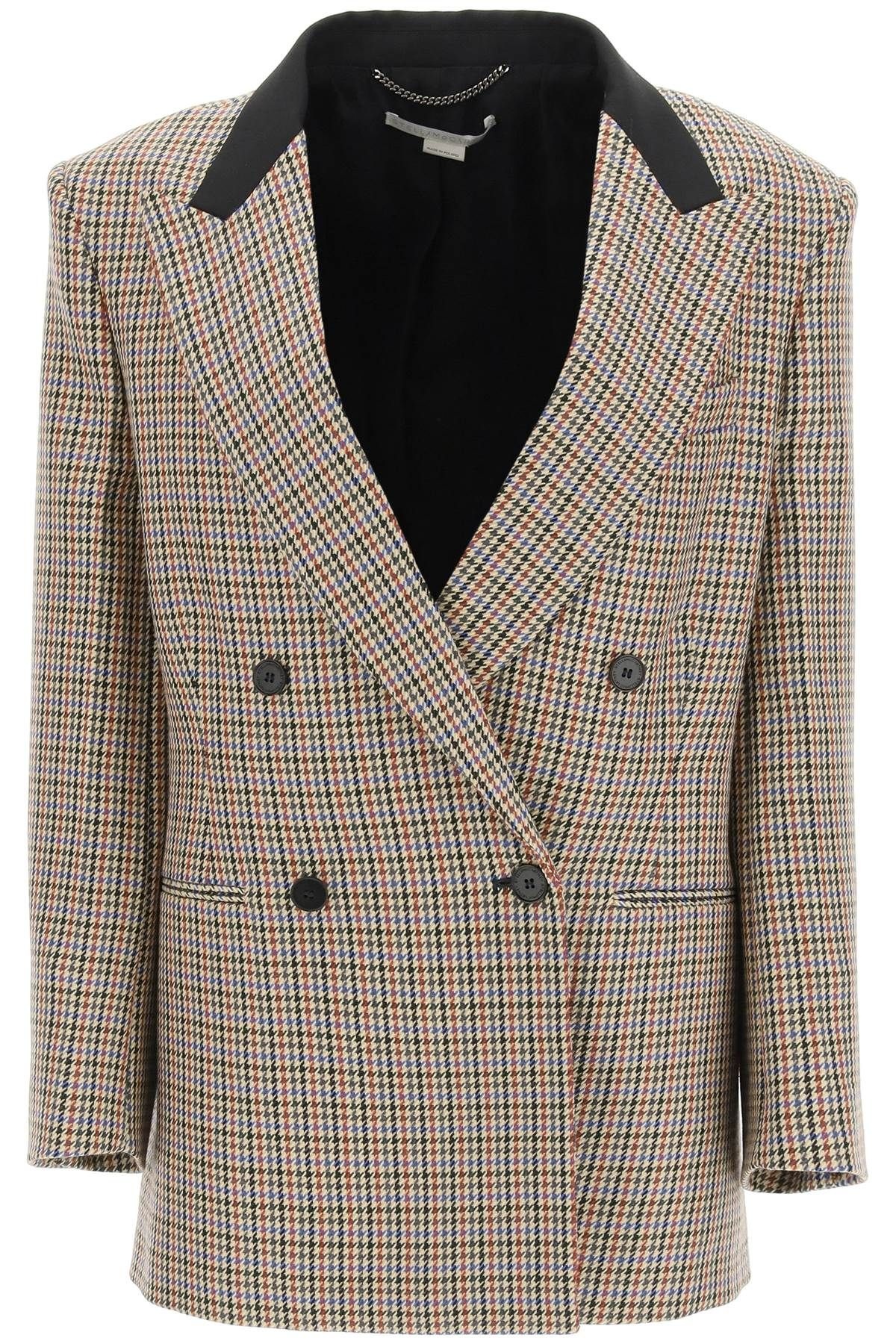 MEYA JACKET IN HOUNDSTOOTH WOOL - 1