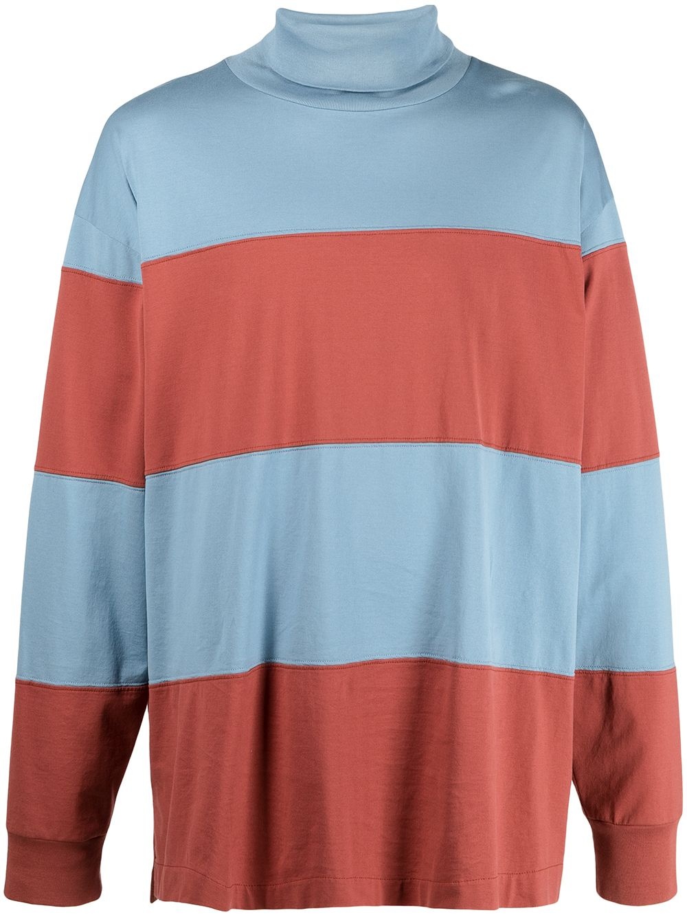 striped rollneck jumper - 1