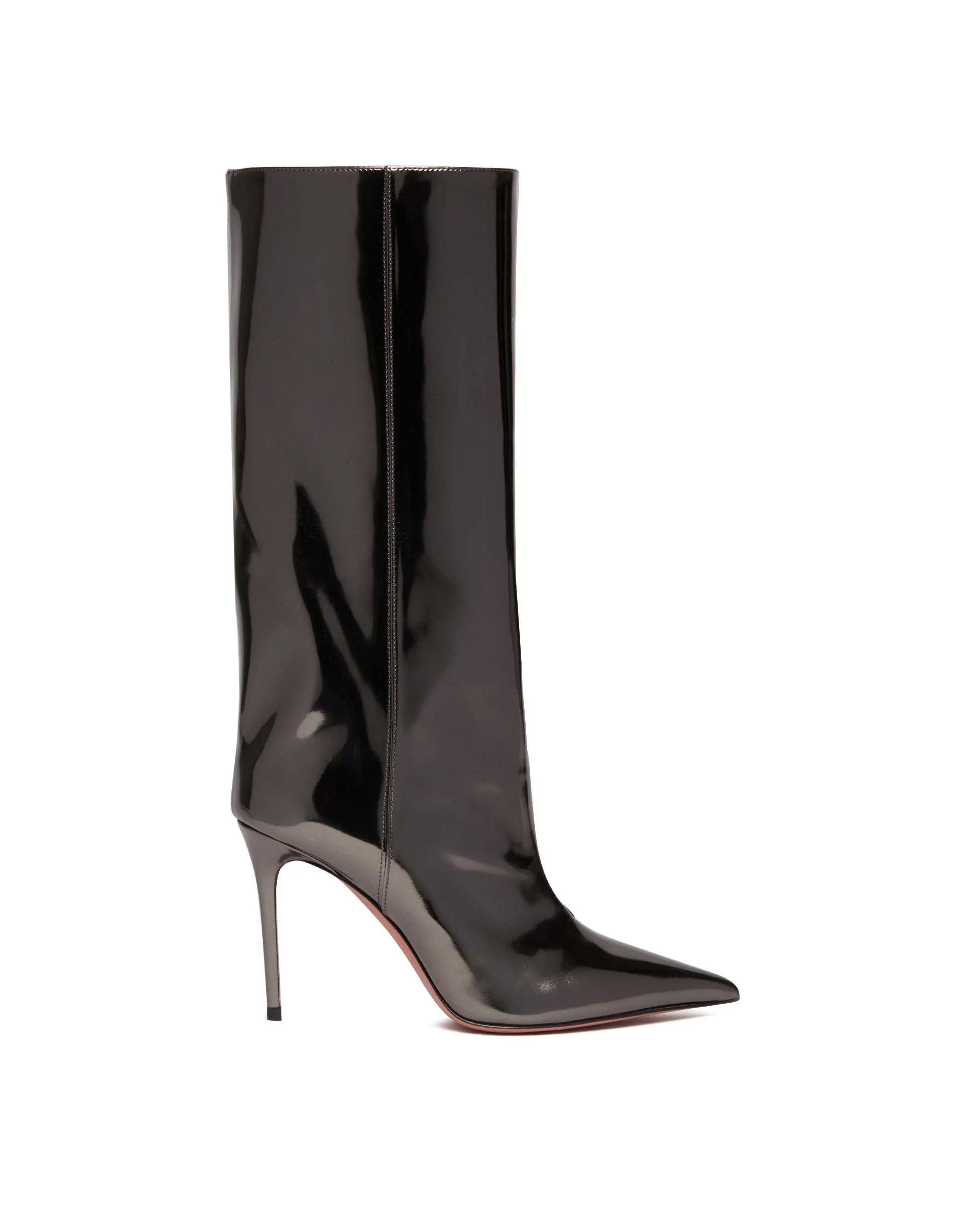 Silver Fiona Leather Boots - 1