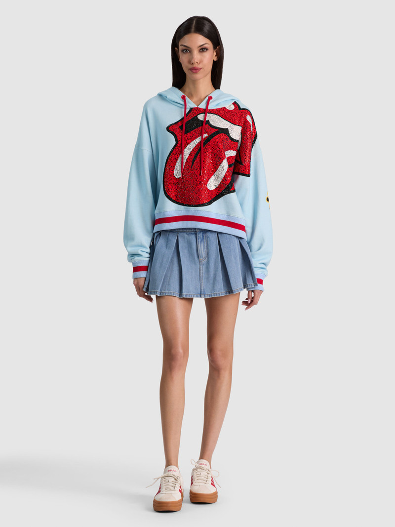 SUNNY EMBELLISHED CROPPED HOODIE 3