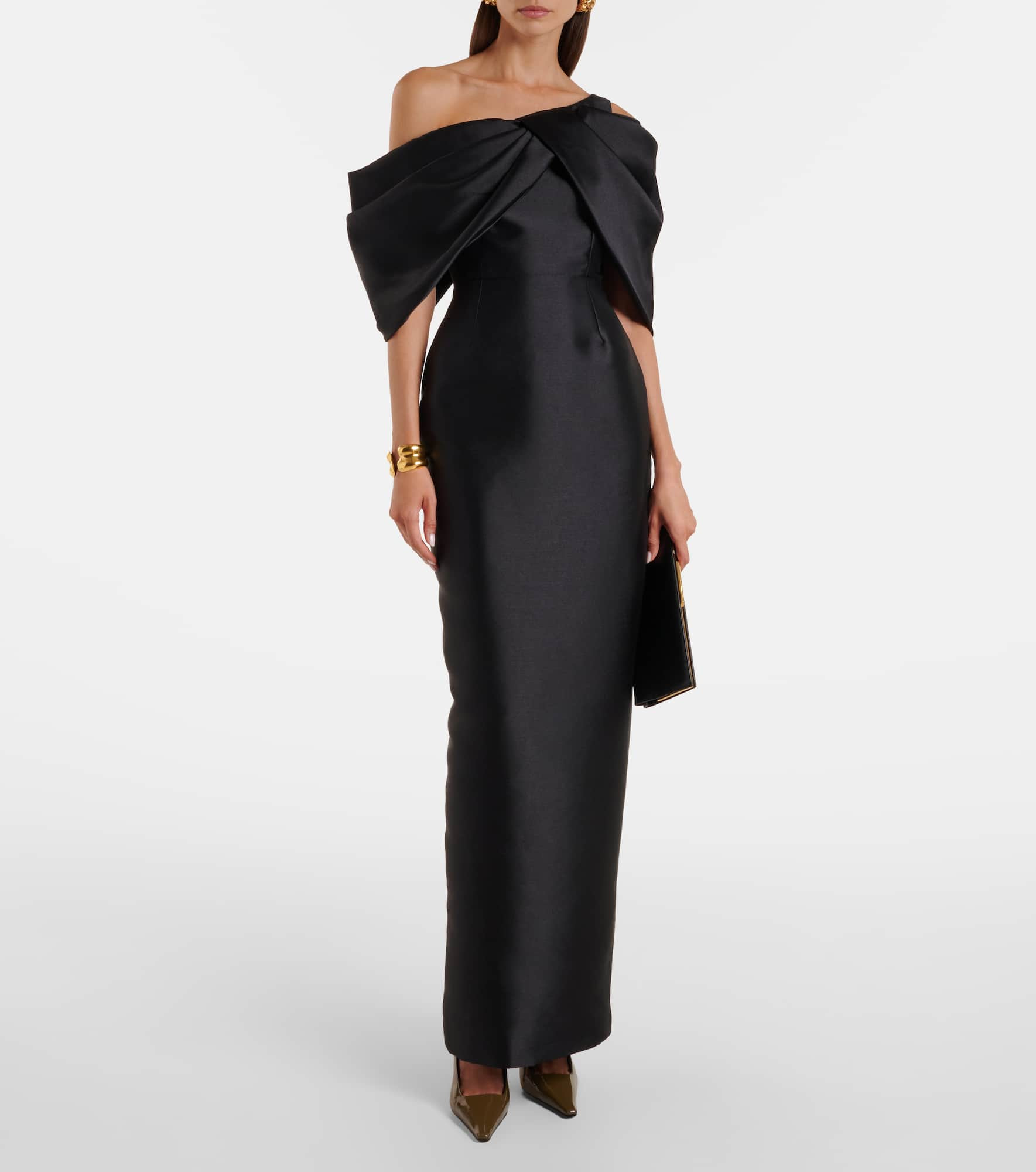 Davina satin cocktail dress - 2