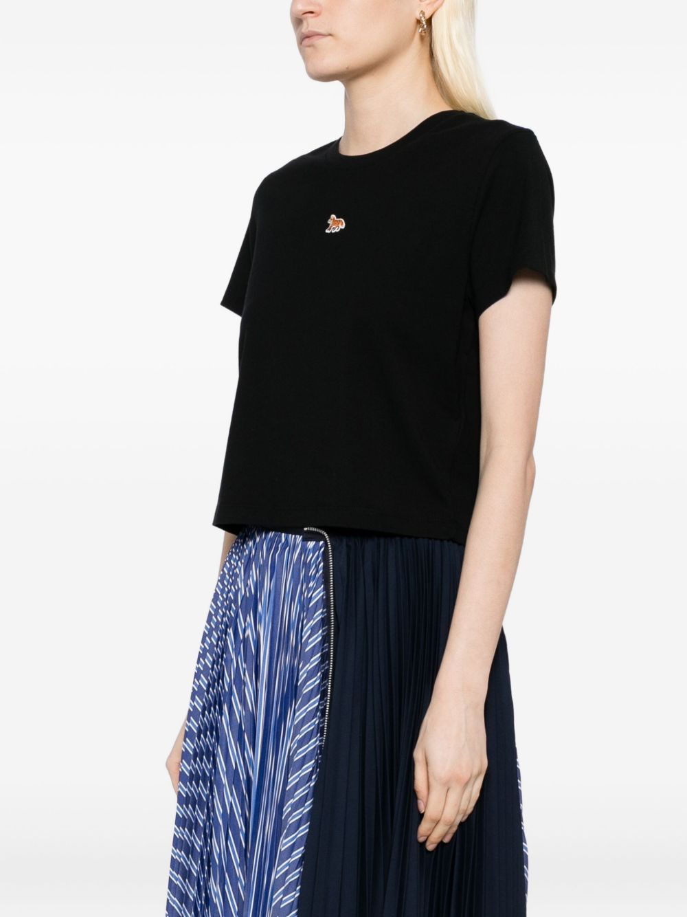 embroidered-logo t-shirt - 3