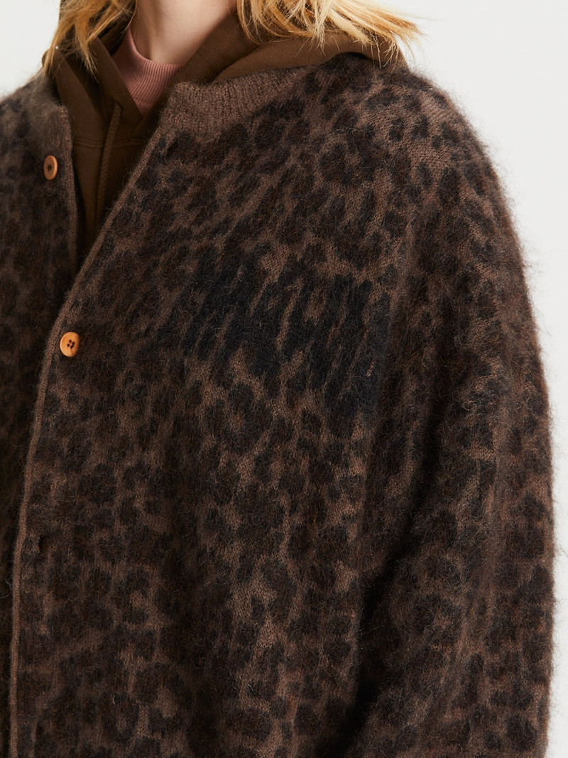 Stray Cardigan Brown Black Pois 5