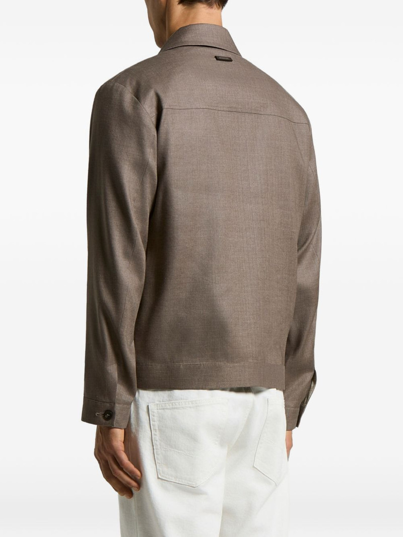 PESERICO flap-pocket jacket outlook