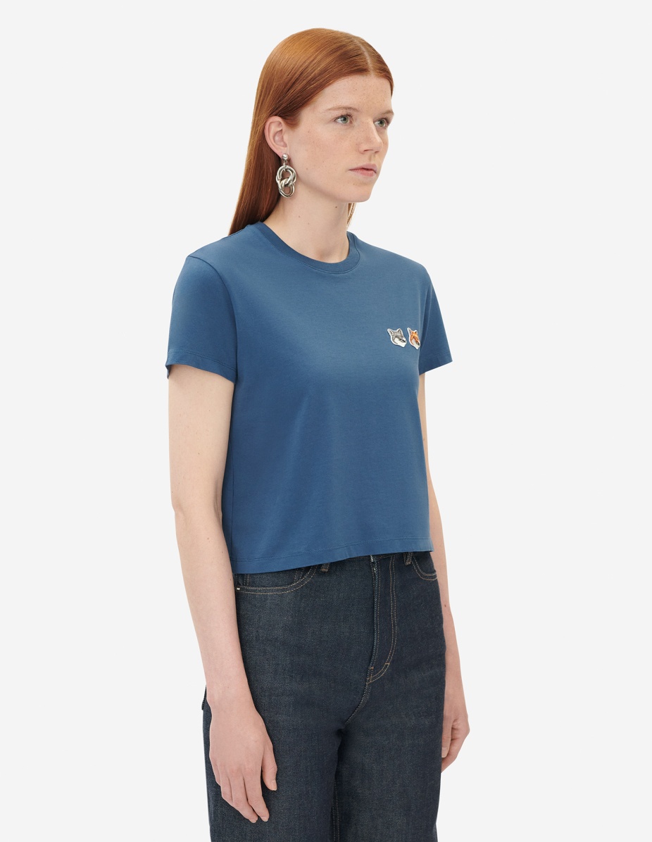 DOUBLE FOX HEAD PATCH CROPPED TEE-SHIRT - 4