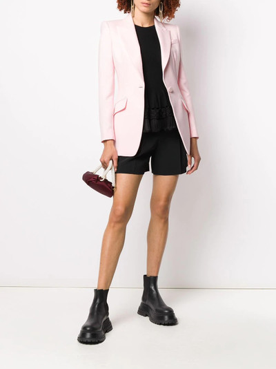 Alexander McQueen one-button blazer outlook