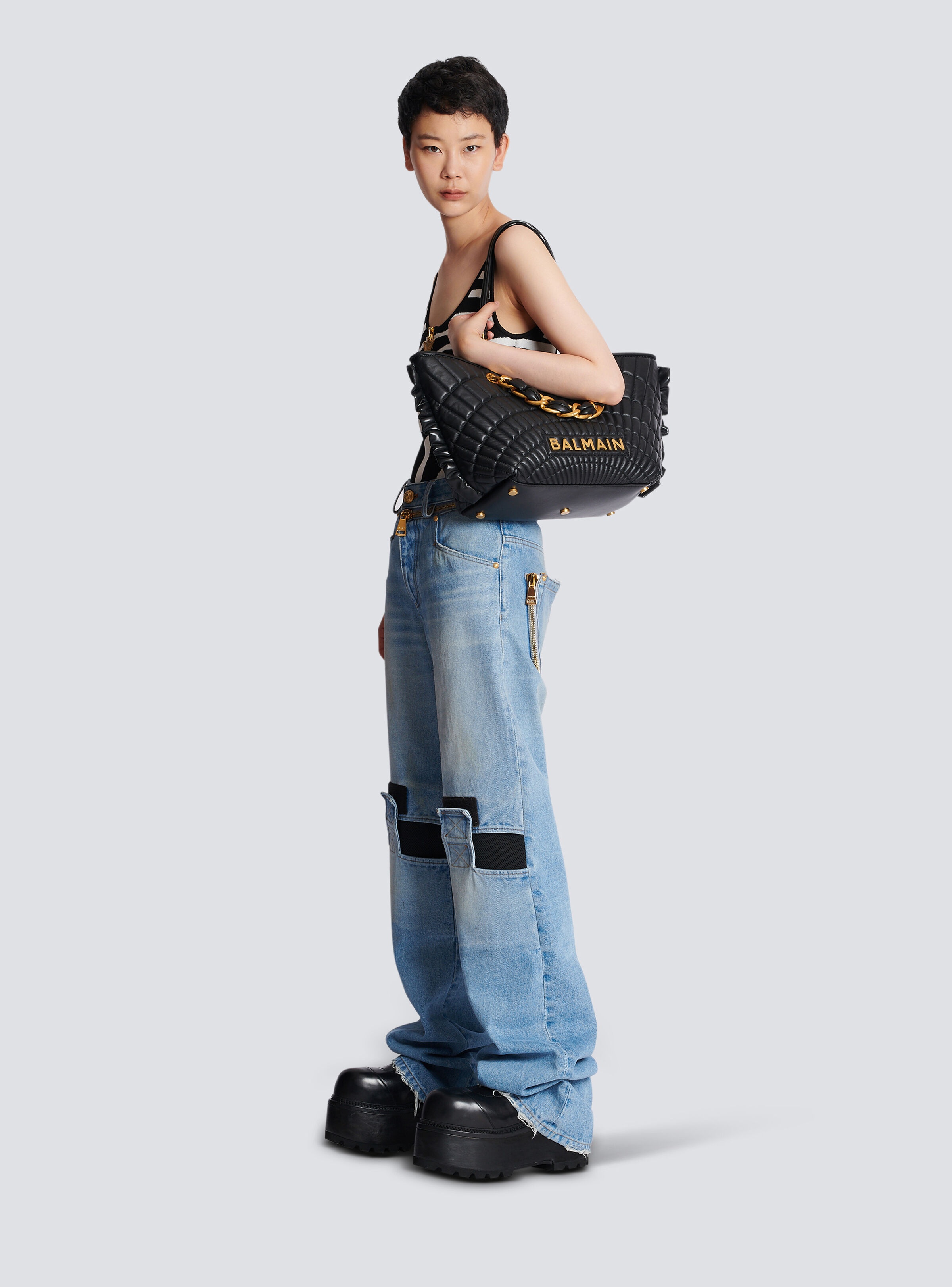 1945 Soft Tote bag in quilted leather - 7