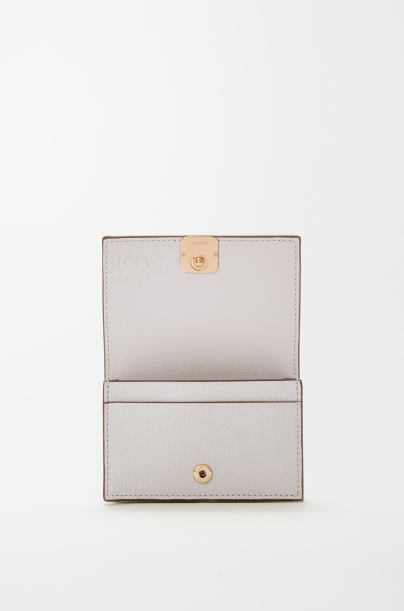 Loewe Anagram business cardholder in pebble grained calfskin outlook