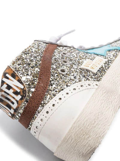 Golden Goose glitter-embellished Super Star trainers outlook