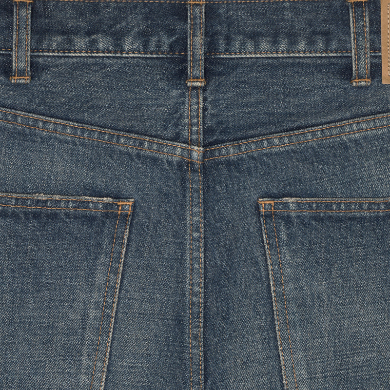 BERMUDA SKATE PANTS IN DARK UNION WASH DENIM 3