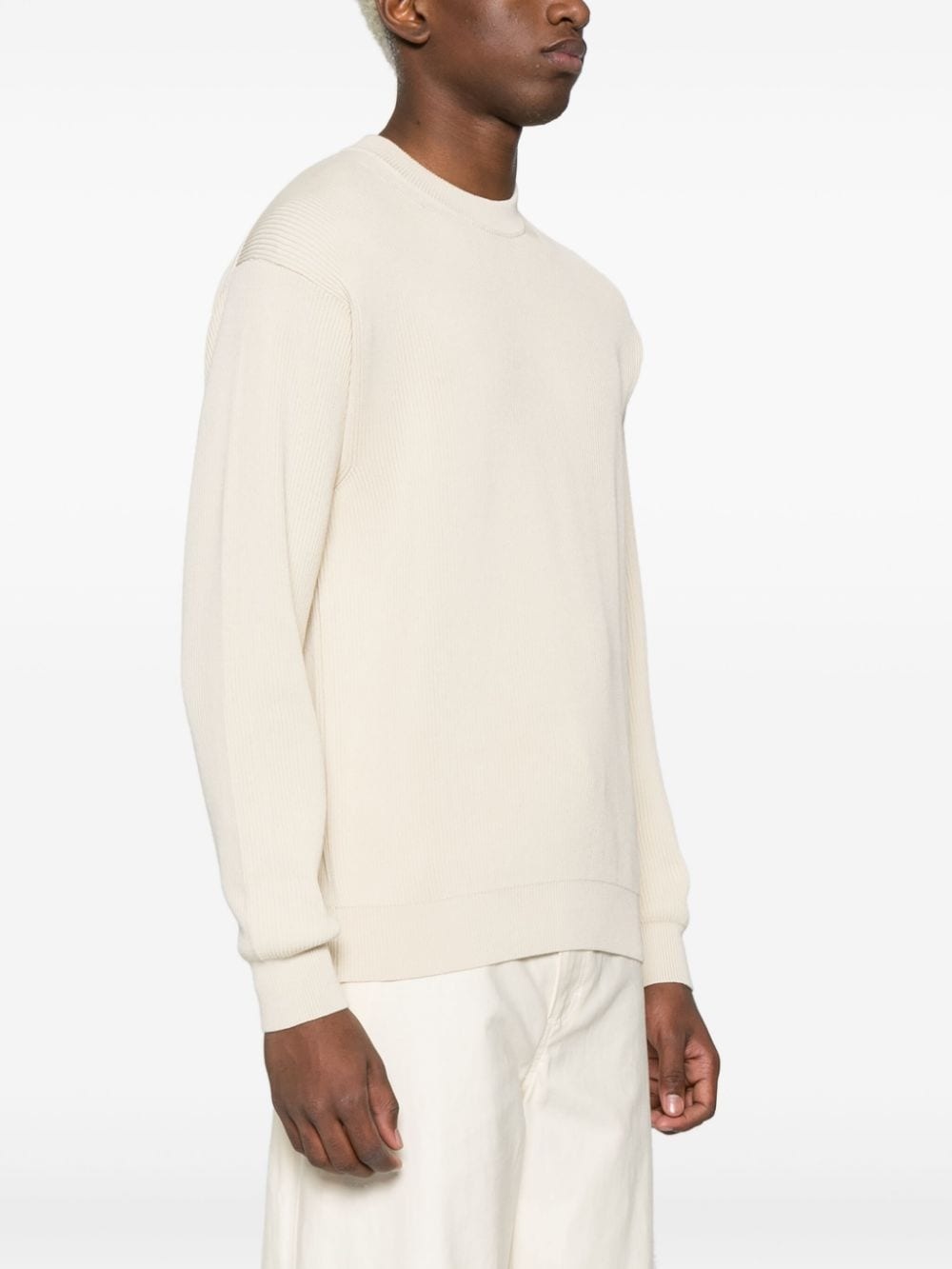 crew-neck cotton sweatshirt - 5