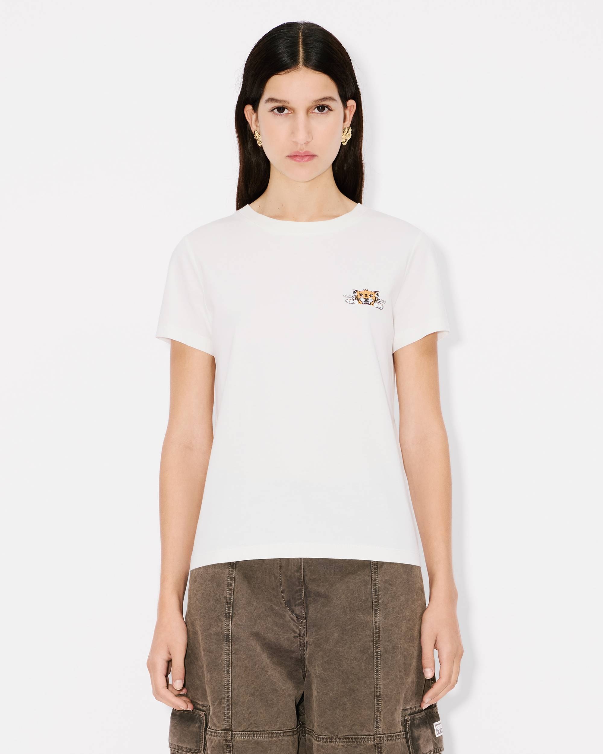 'KENZO Happy Tiger' T-shirt in cotton - 3