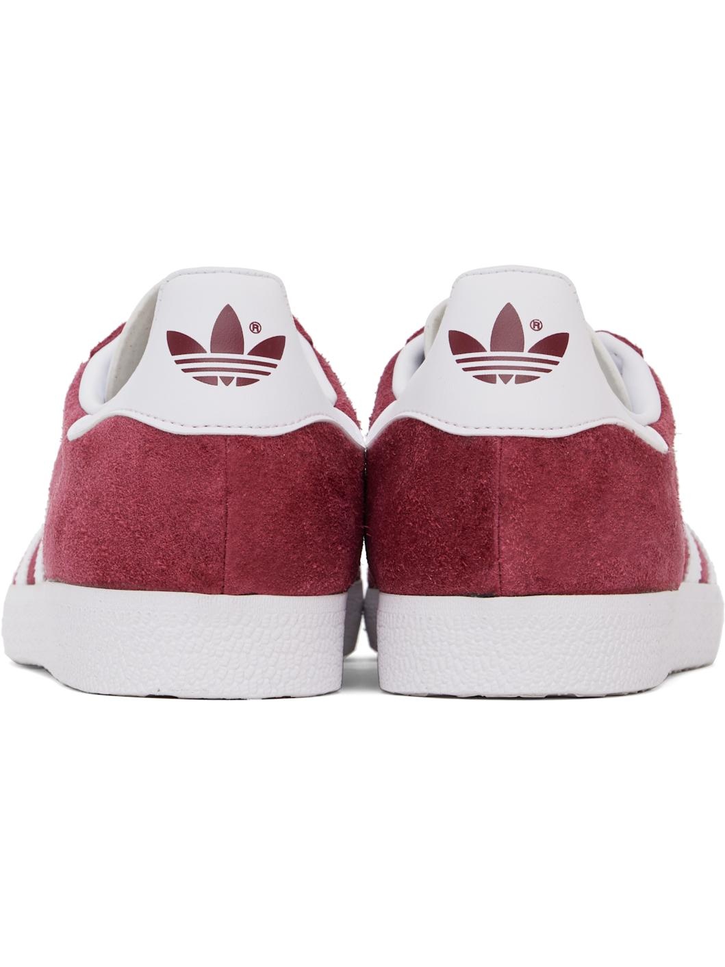 Burgundy Gazelle Sneakers - 2