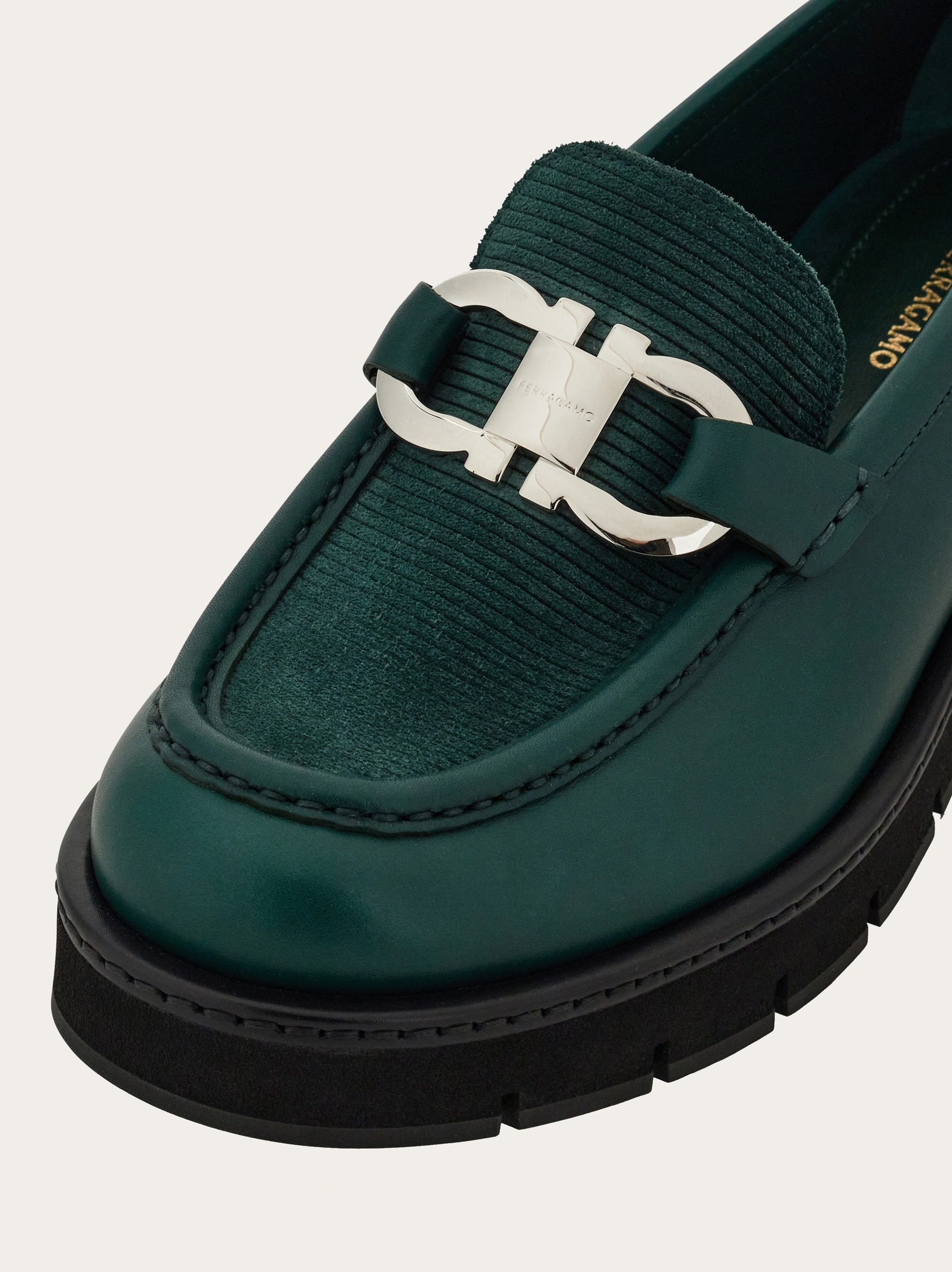 Loafer with Gancini ornament - 6