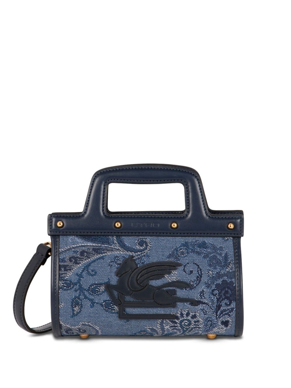 small Love Trotter denim tote bag - 1