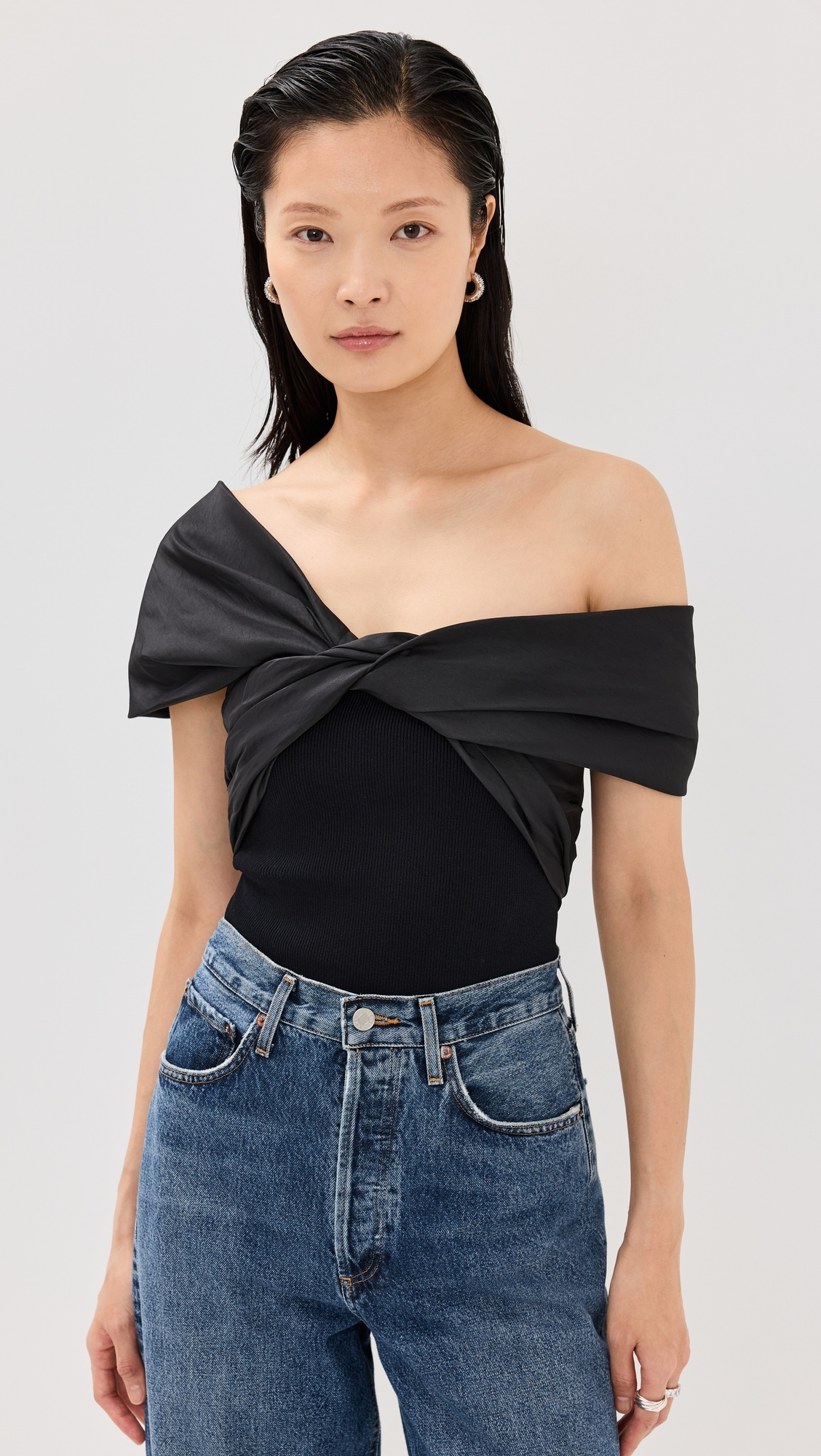 Celiana Knit Combo Top - 6