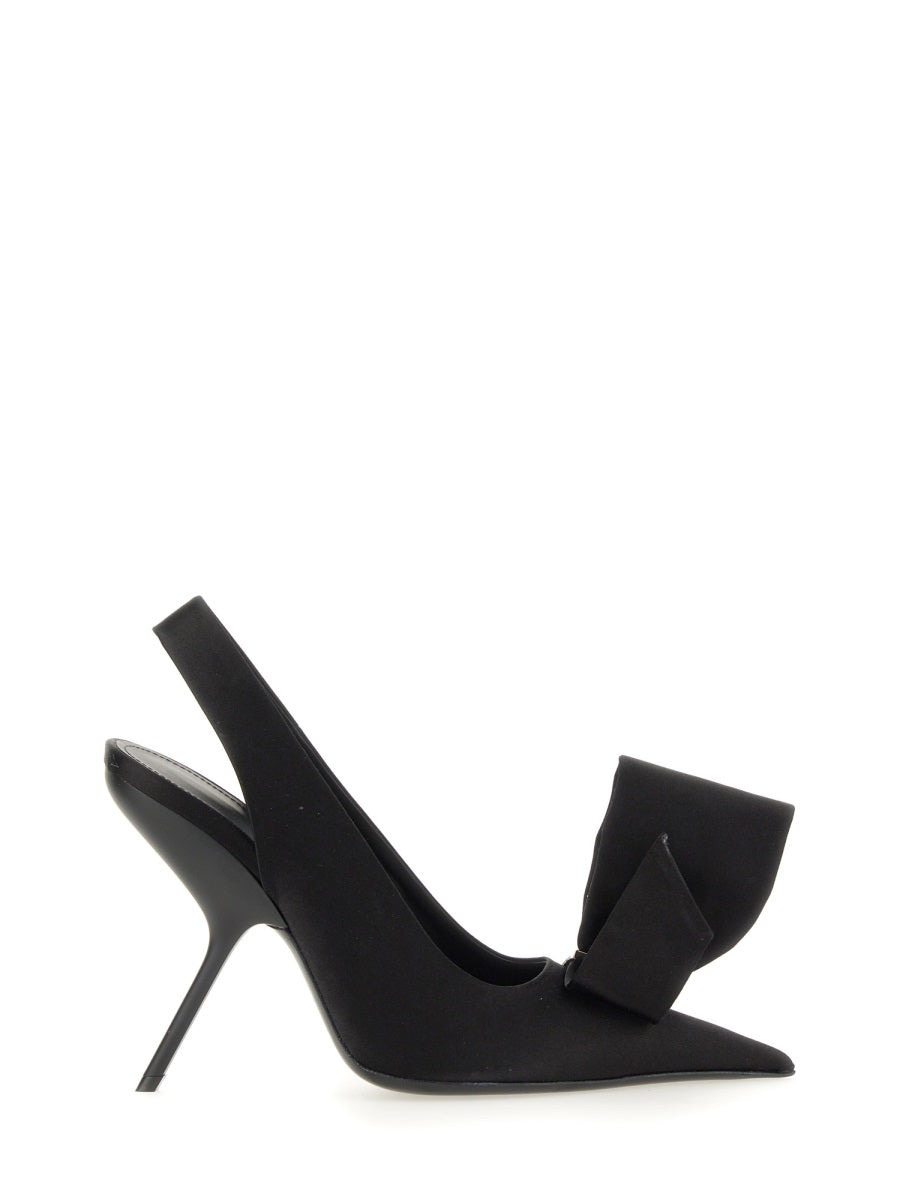 Sandal With Asymmetrical Bow - 1