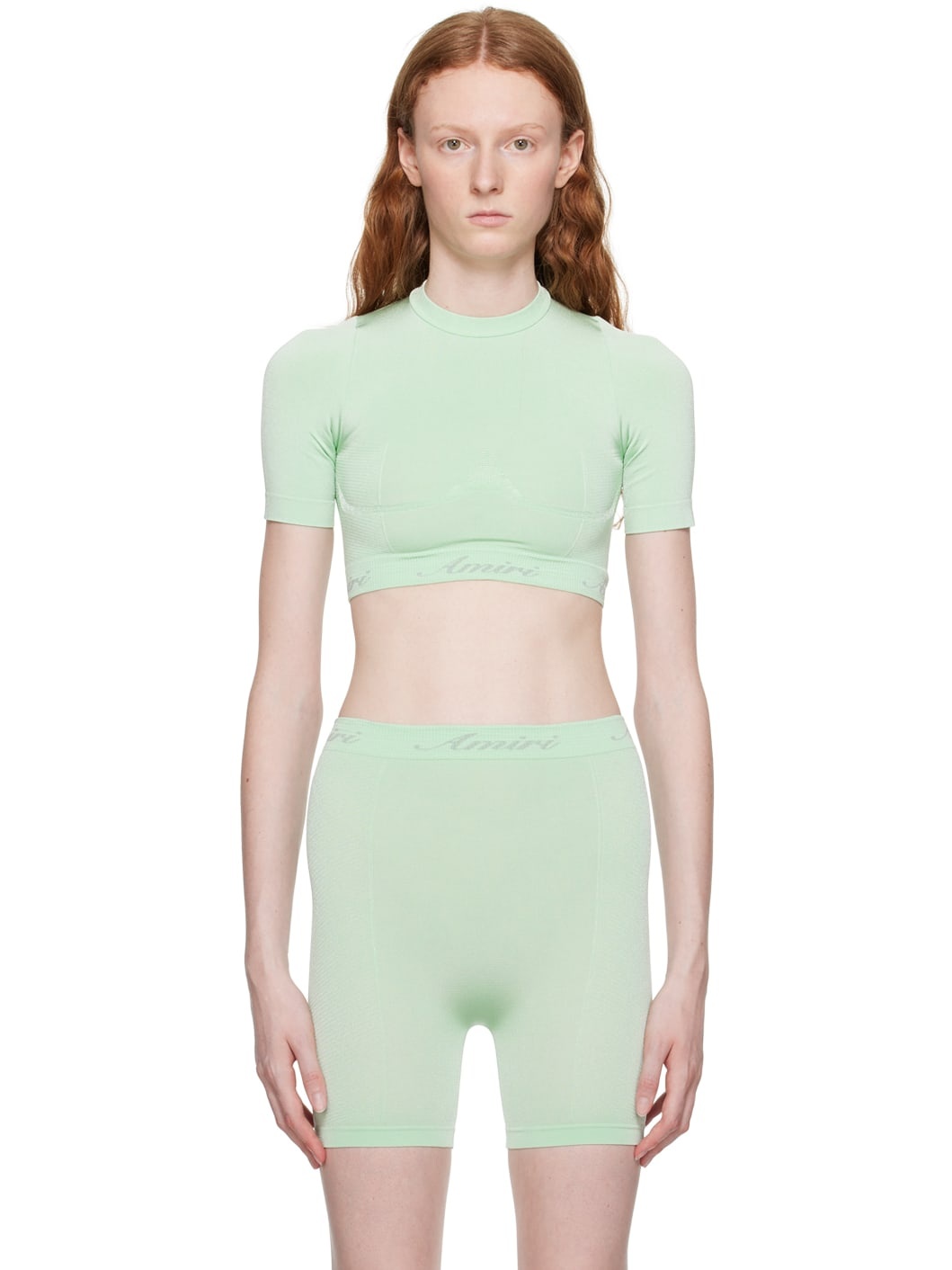 Green Seamless Top - 1