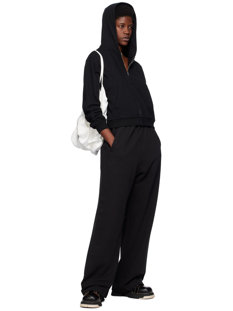 We11done Black Loose Fit Sweatpants outlook