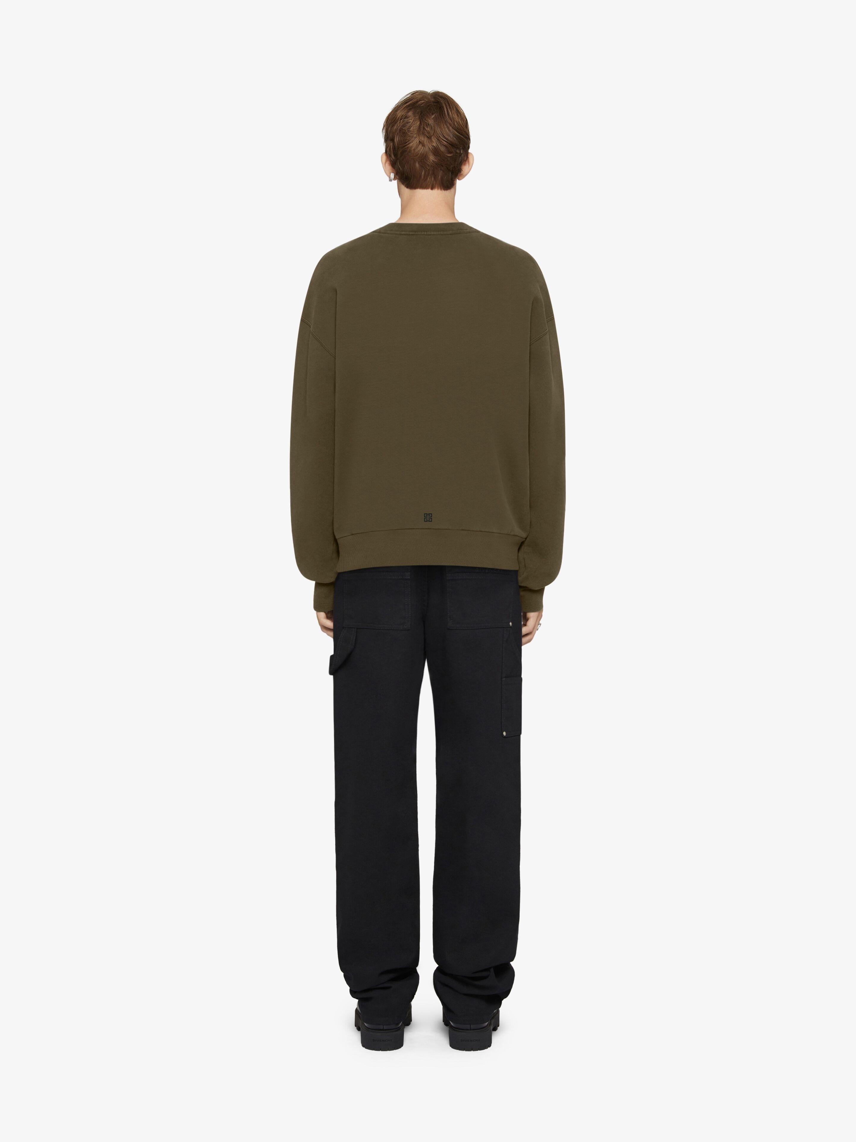 GIVENCHY ARCHETYPE SLIM FIT SWEATSHIRT IN FLEECE - 4