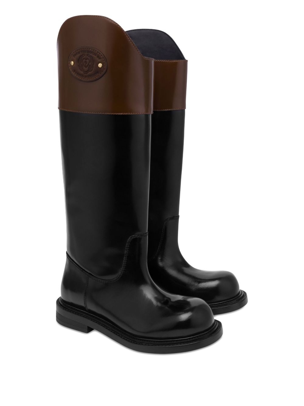 leather boots - 2