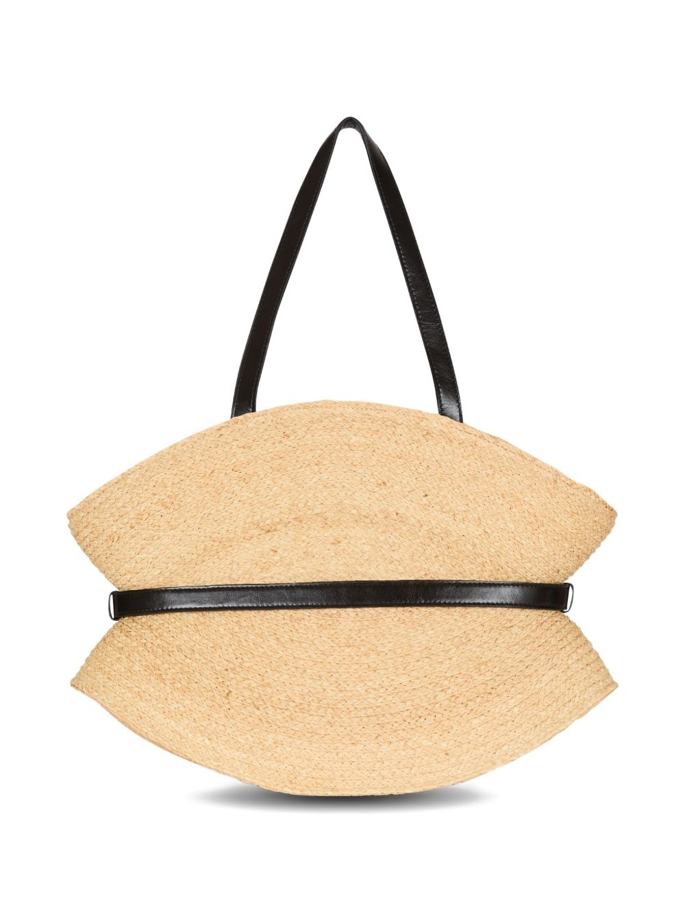 medium Shuffle raffia bag - 3