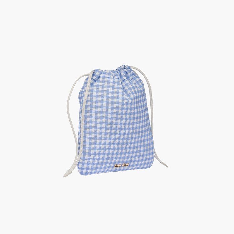 Printed faille pouch 4