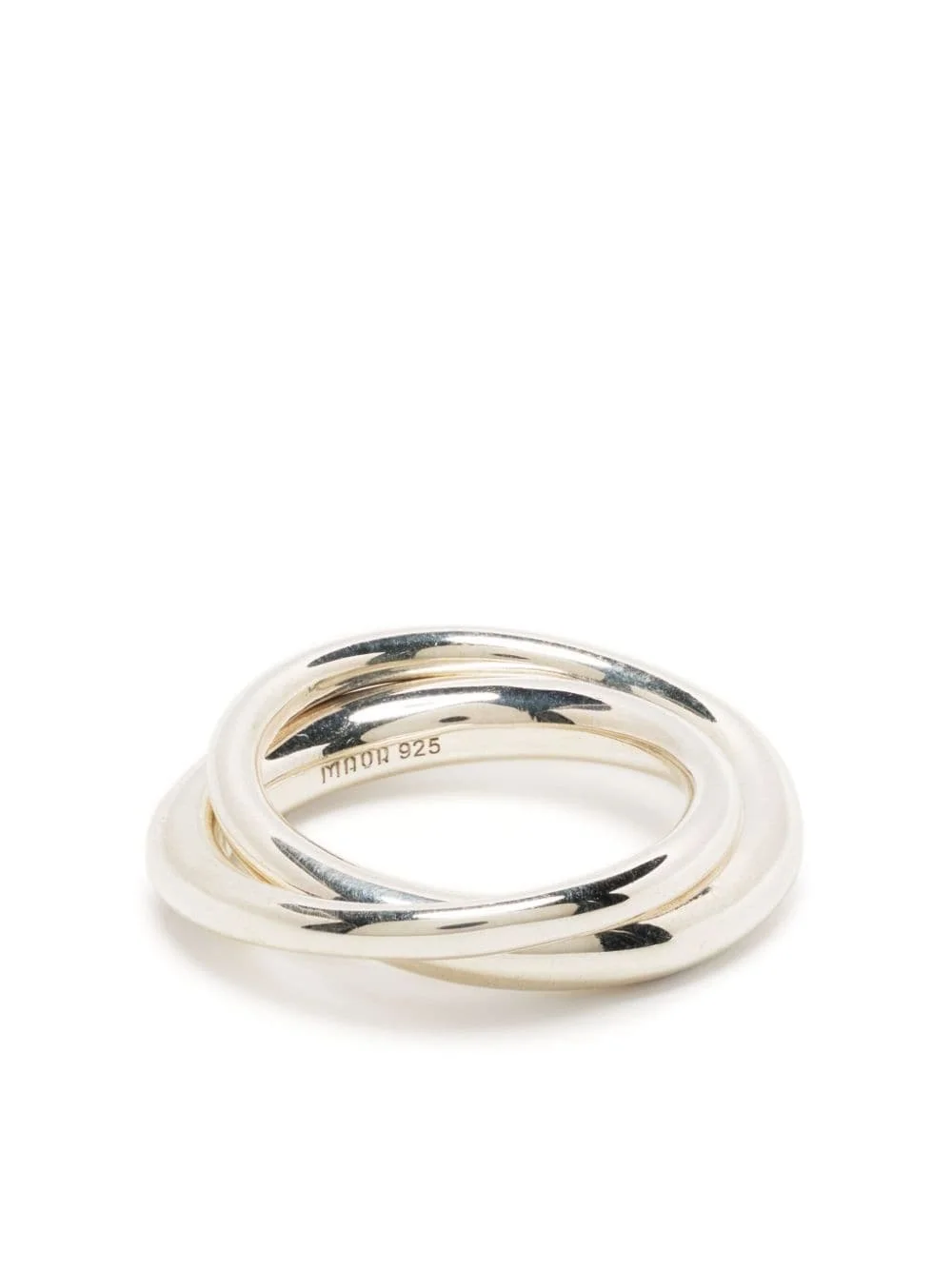 Duo Nerk polished-finish ring - 1