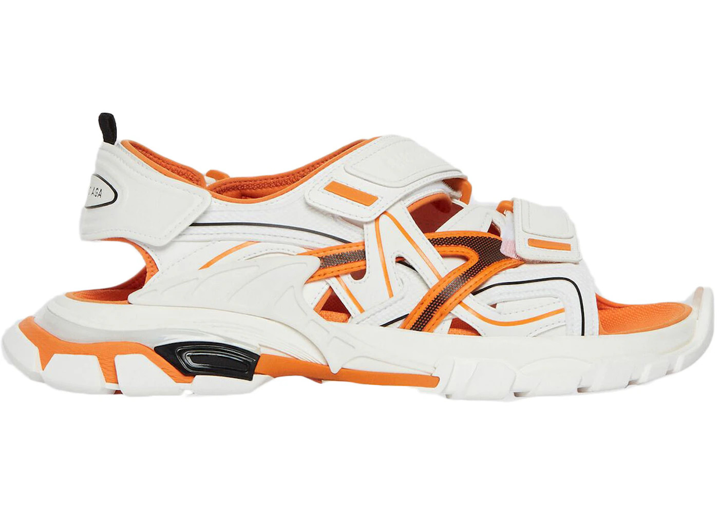 Balenciaga Track Sandal White Orange - 1