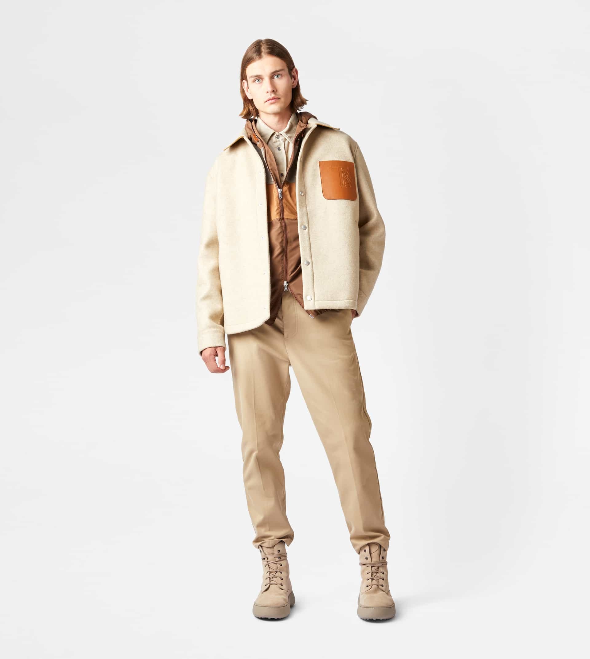 TOD'S CHINO TROUSERS - BEIGE - 2