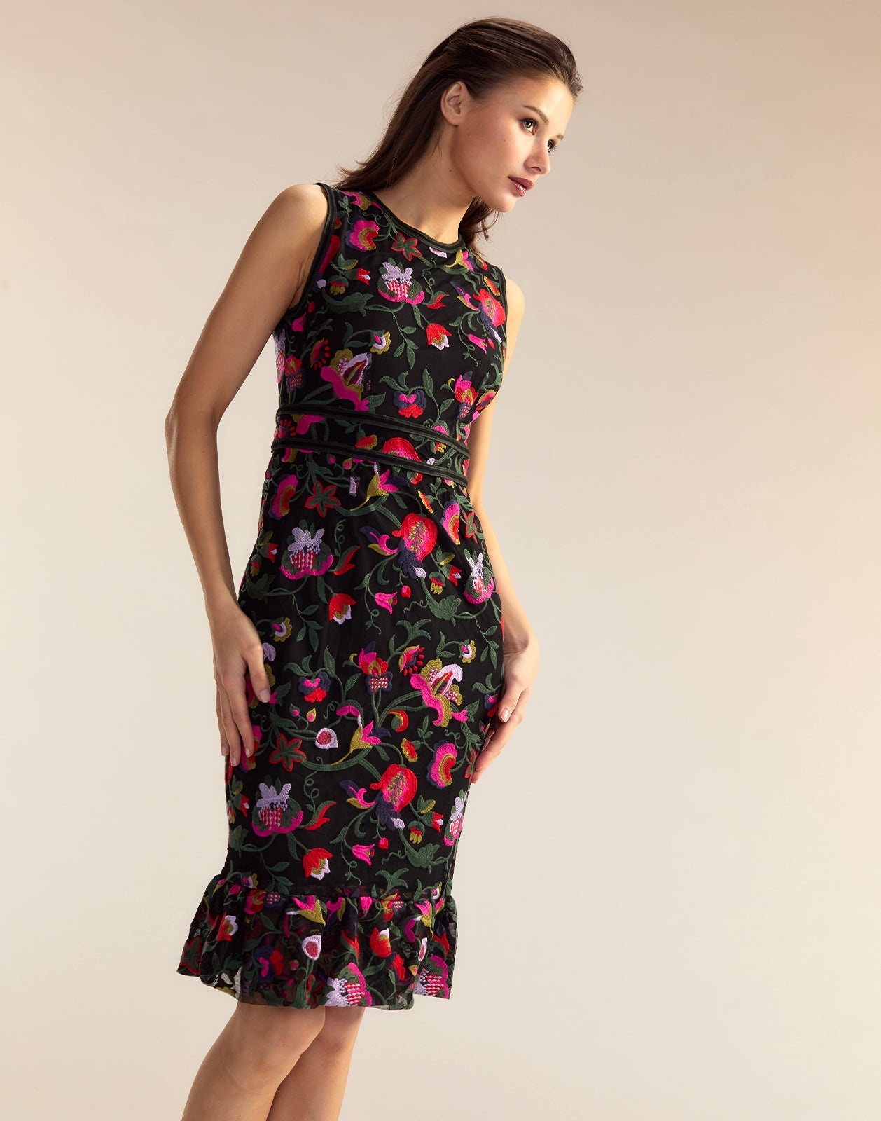 Eve Embroidered Dress - 5
