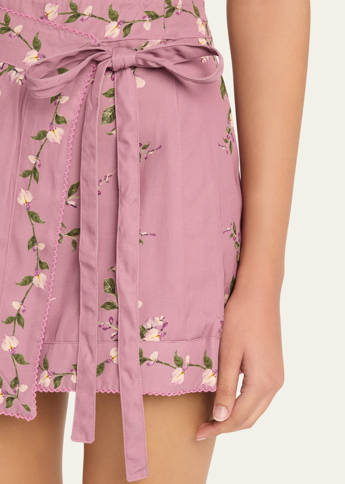 Luna Wisteria Mini Skirt Coverup - 5