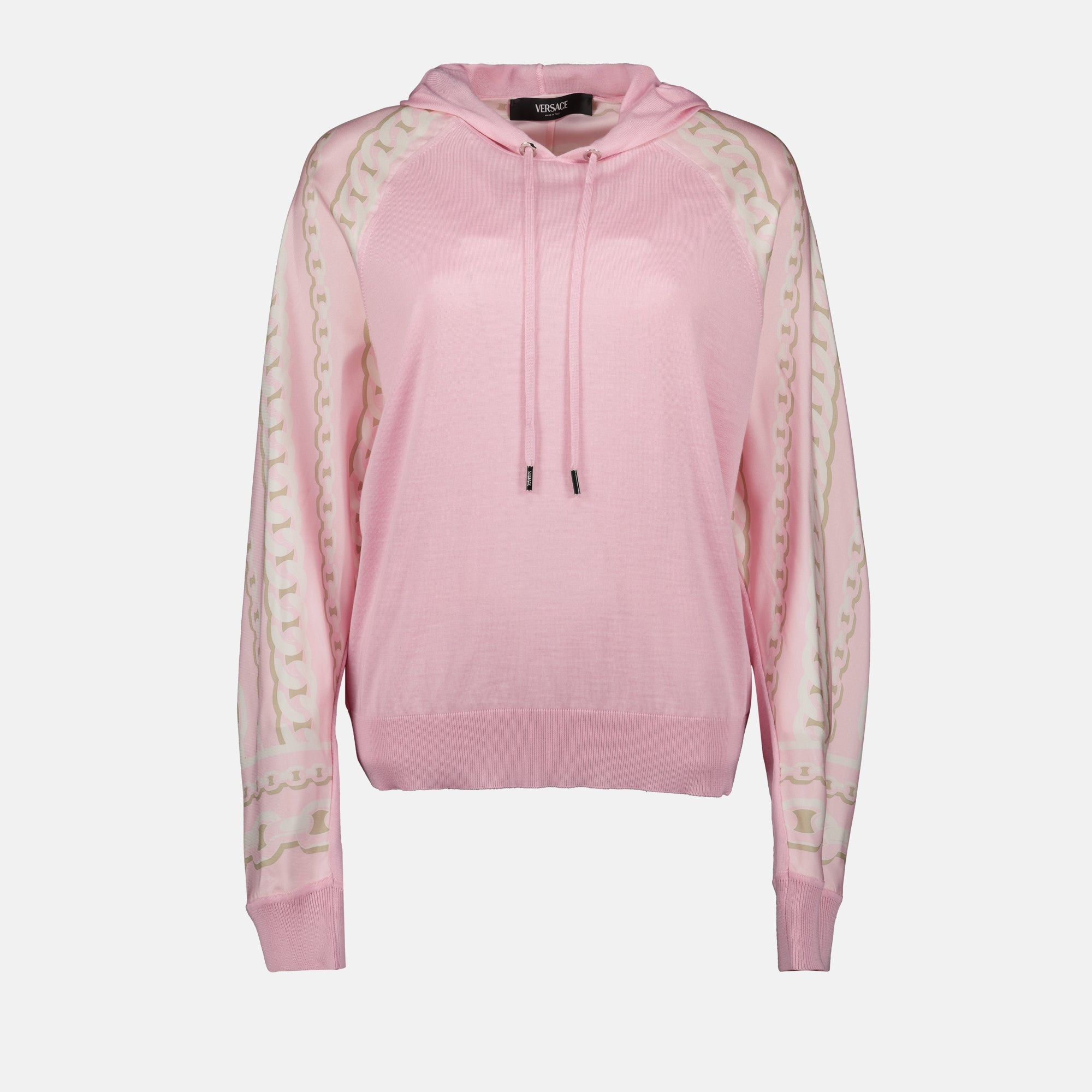 Sweat à capuche rose - 1